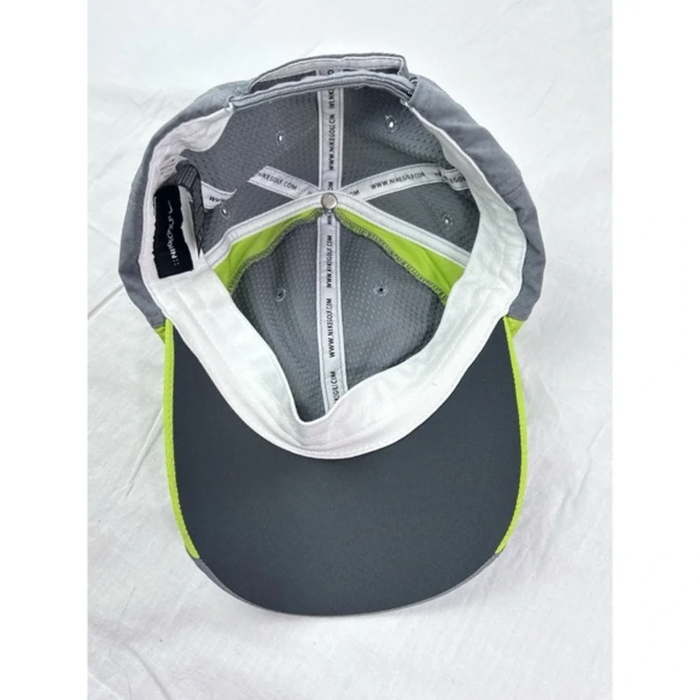 Nike Golf Sphere Dry UNISEX Swoosh Cap Adjustable Unstructured Baseball Hat Gray